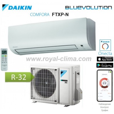 Климатик Инвертор Daikin FTXP71N9 / RXP71N9 - COMFORA - BLUEVOLUTION R32